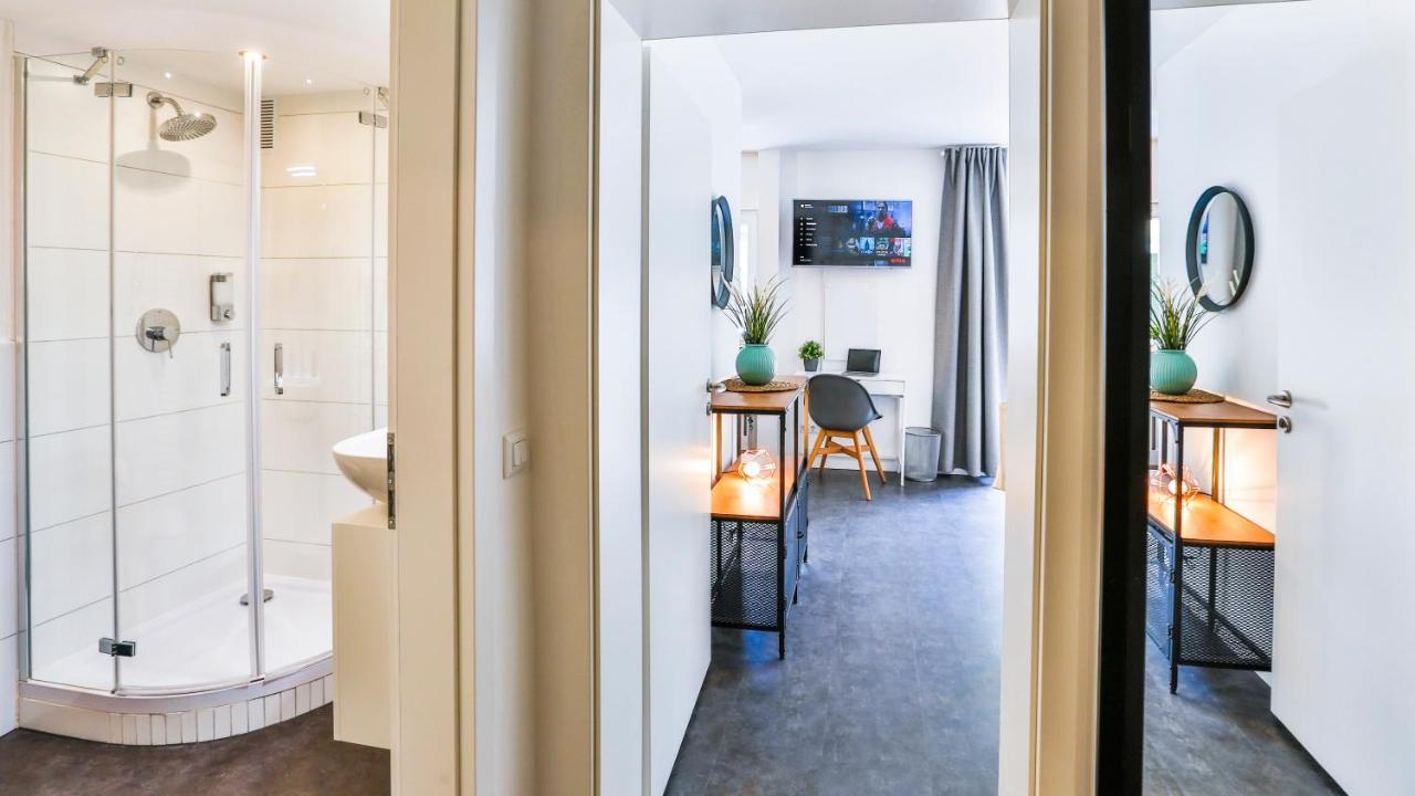 Studio Hirsch56 - Zentral-Ruhig-Terrasse-Netflix Karlsruhe Exteriör bild